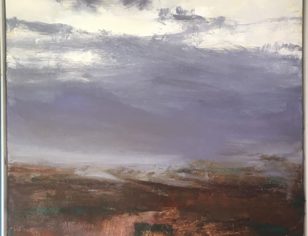 Jill Eisele 'Waist Deep in the Mist', Oil on canvas, 105 x 105cm, £3,000