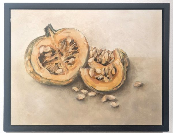 Johanna Lay 'Squash Study', oil on canvas, 20.5 x 26.5 cm, £275