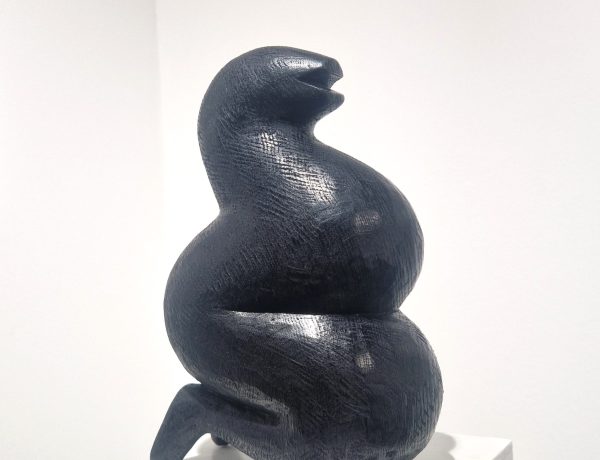 Kinsley Byrne 'Libation Figure', oak, 21 x 14 x 8 cm, £350 Kinsley Byrne 'Libation Figure', oak, 21 x 14 x 8 cm, £350