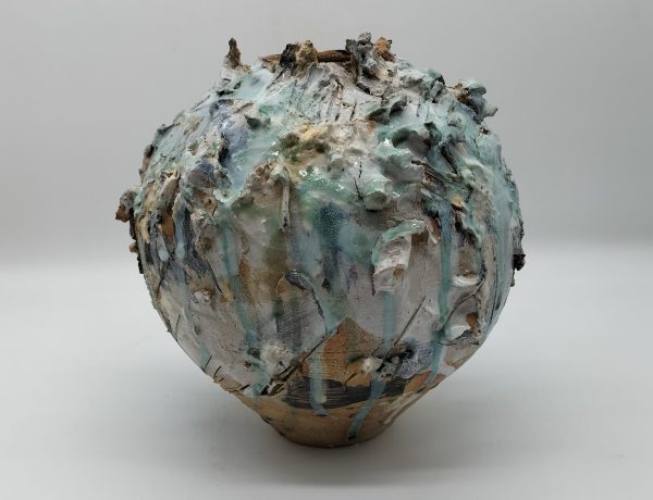 Mary Kaun English ‘Sandy Stretch’, Glazed Ceramic, 18 x 16cm, £160