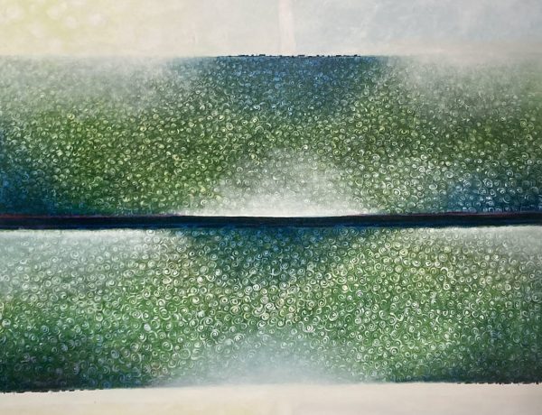Noel Betowski 'Fugue Landscape', 2026, Acrylic on canvas, 168 x 106cm, £10,000